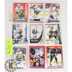 PITTSBURGH PENGUINS 18 CARD LOT CROSBY LEMIUEX