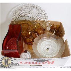 ESTATE FLAT OF GLASSWARE CRYSTAL AND MUCH MORE