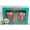 Image 1 : OWL SHAPE MAGNETIC SALT AND PEPPER SHAKER SET