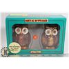 Image 1 : OWL SHAPE MAGNETIC SALT AND PEPPER SHAKER SET