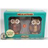 Image 1 : OWL SHAPE MAGNETIC SALT AND PEPPER SHAKER SET