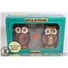 Image 1 : OWL SHAPE MAGNETIC SALT AND PEPPER SHAKER SET