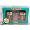 Image 1 : OWL SHAPE MAGNETIC SALT AND PEPPER SHAKER SET