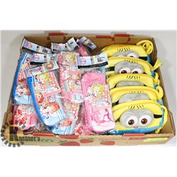 FLAT OF ASSORTED KIDS BAGS