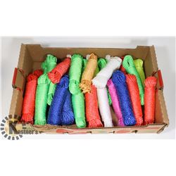 FLAT OF NYLON CAMPING ROPE