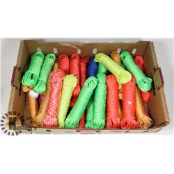 FLAT OF NYLON CAMPING ROPE