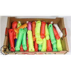 FLAT OF NYLON CAMPING ROPE