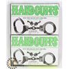 Image 1 : TWO HANDCUFFS WITH KYES