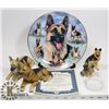 Image 1 : LOT OF GERMAN SHEPHERD ORNAMENTS