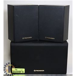SET OF 3 PIONEER SPEAKERS