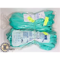 TWO BUNDLES OF ANSELL GLOVES SIZE 9