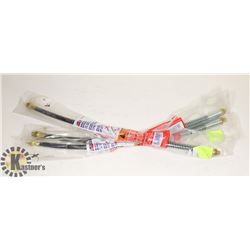 LOT OF 3 LINCOLN 18" WHIP HOSE EXTENSION