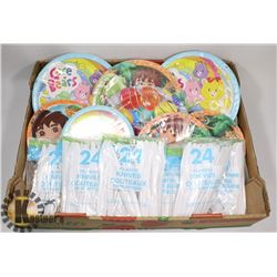 FLAT OF ASSORTED BIRTHDAY SUPPLIES