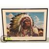 Image 1 : FRAMED CHIEF PICTURE - "AROUND THIS