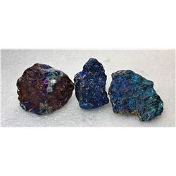 17)  LOT OF 119.3 GRAMS PEACOCK ORE