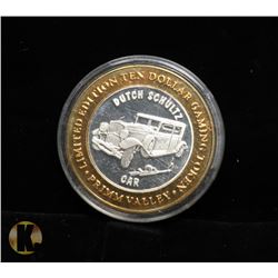 LTD EDITION GAMING TOKEN .999 FINE SILVER $10