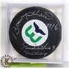 Image 1 : SIGNED GORDIE HOWE BOBBY HULL HARTFORD WHALER PUCK