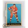 Image 1 : MARCEL PRONOVOST 1960-61 PARKHURST CARD RED WINGS