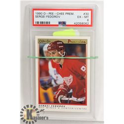SERGEI FEDOROV PSA 1990-91 O PEE CHEE PREMIER