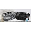 Image 1 : CASE OF 2 METAL DESK ORGANIZERS