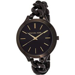 NEW MICHAEL KORS TWIST BLACK RUNWAY MSRP $275