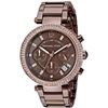 Image 4 : NEW MICHAEL KORS TRIPLE CHRONO BROWN DIAL MSRP$370
