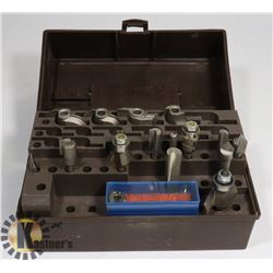 BOX WITH CRAFTSMAN ROUTER BIT SET IN