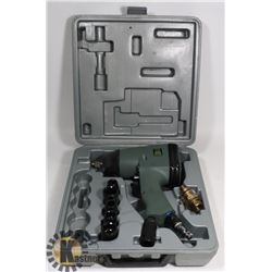 POWER FIST 1/2" AIR IMPACT DRIVER SET IN CASE