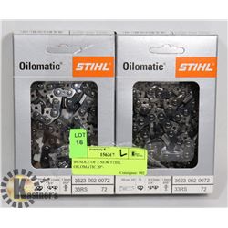 BUNDLE OF 2 NEW STIHL OILOMATIC 20"-