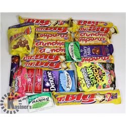 24 ASSORTED BARS AND GUMS