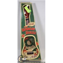 NEW HAWAIIAN WOODEN UKULELE IN BOX