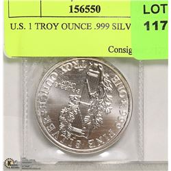 U.S. 1 TROY OUNCE .999 SILVER COIN