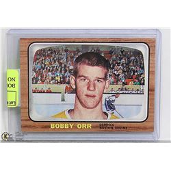 BOBBY ORR ROOKIE CARD REPRINT NO STAMP