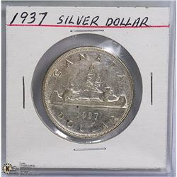 1937 SILVER CANADIAN ONE DOLLAR COIN