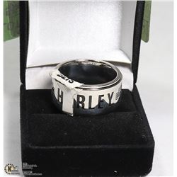 NEW MEN'S HARLEY DAVIDSON BAND RING -