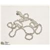 Image 1 : 925 STERLING SILVER ROPE CHAIN