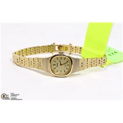 PULSAR QUARTZ GOLD WATCH, WOMEN STYLE