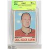 Image 1 : BOBBY HULL 1970 COLLECTOR HOCKEY CARD