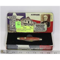 SCHRADE ALAMO COLLECTORS POCKET KNIFE IN TIN