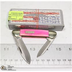 CASE POCKET KNIFE PINK TONED BONE HANDLE