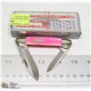 Image 1 : CASE POCKET KNIFE PINK TONED BONE HANDLE