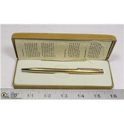VINTAGE CITY OF EDMONTON ENGRAVED 12k GF PEN IN