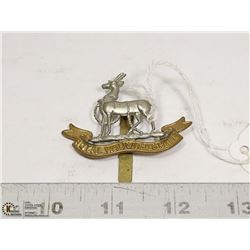 WW2 ROYAL WARWICKSHIRE MILITARY CAP BADGE