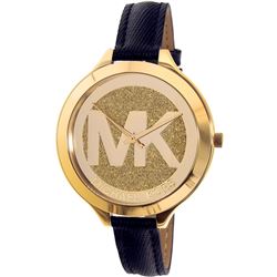 NEW MICHAEL KORS SLIM GOLD DIAL WATCH MSRP $309
