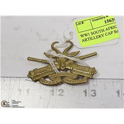 WW1 SOUTH AFRICAN HEAVY ARTILLERY CAP BADGE