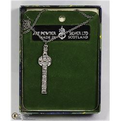 SILVER CROSS- MADE IN SCOTLAND