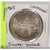Image 1 : 1965 CANADIAN SILVER DOLLAR