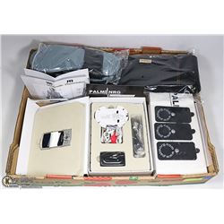 NEW PALM NRG TENS MACHINE W/ FOOT PAD & BACK BELT