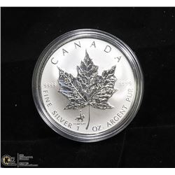 1998 1 OZ, 9999 FINE SILVER CANADIAN $5 COIN