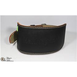 HARBINGER SZ L GENUINE LEATHER WEIGHTLIFTING BELT